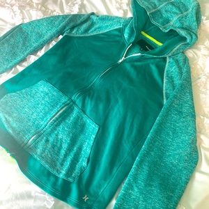 Womenswear Hurley Zip up Hoodie (Teal)
